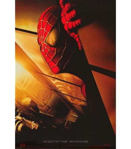 Amazon.com: Movie Poster Spider Man 2 2 Caras Original IMAX 27x40